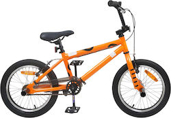 vidaXL 16" Kinderfahrrad BMX Orange