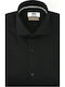 Long Sleeve Shirt in Narrow Fit Black