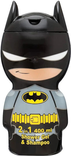 Air-Val International Kids Shampoo & Bubble Bath Batman 2 In 1 Gel 400ml