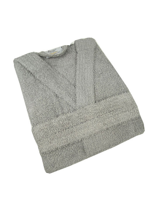 Astron Italy Μπουρνούζι με Κουκούλα Grey