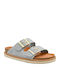 Leather Women's Anatomic Blue Sandals