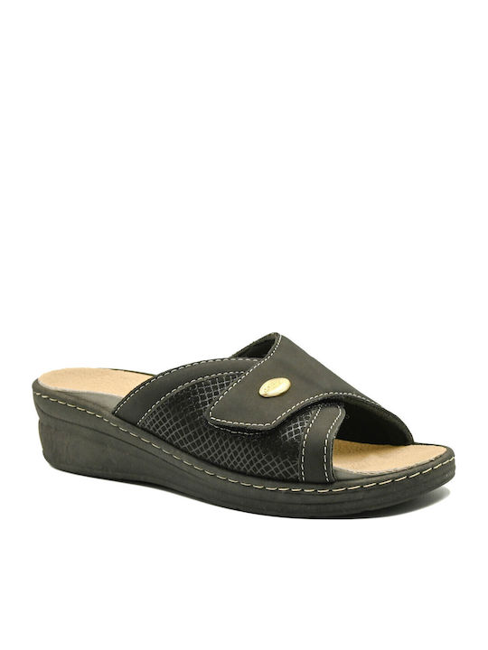 Lazar & Luca Leather Women's Anatomic Black San...