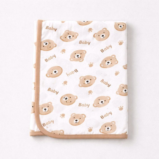 Kamtex Baby Kamtex Baby Pucktuch Braun 80x90cm