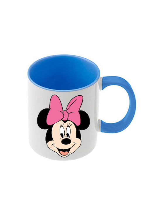 Κούπα Mickey Mouse Γαλάζια Λαβή Εσωτερικό