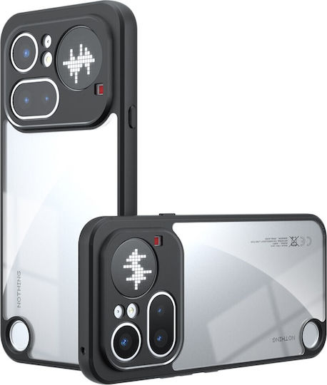 Tpu+pc Umschlag Rückseite Kunststoff Transparent (Nichts Phone (4a) Pro)