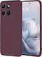 Techsuit Purple Silicone Back Cover (Motorola Edge 70 Fusion 5G)