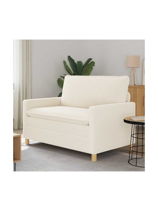 Doppelsitzer Sofa Creme 126x81x87,5cm
