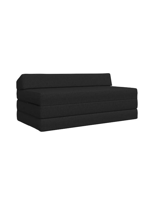Doppelsitzer Sofa Bett Schwarz