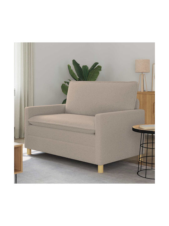 Zweisitzer Sofa Offenes Grau 126x81x87,5cm