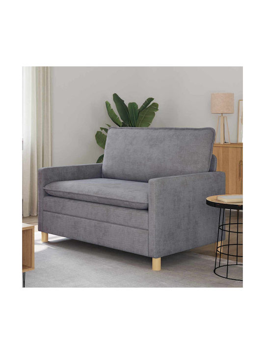 Doppelsitzer Sofa Offenes Grau 126x81x87,5cm