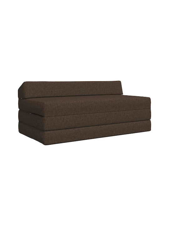 Doppelsitzer Sofa Bett Taupe 120x60x49cm
