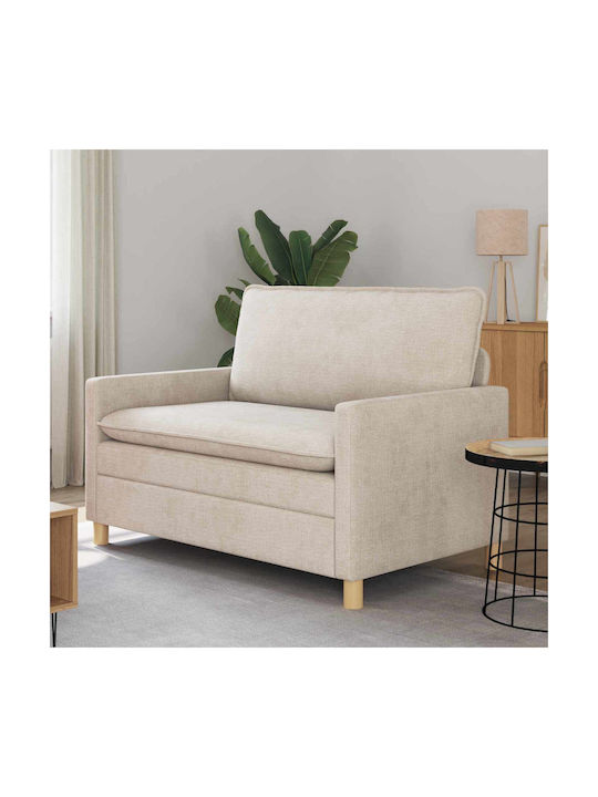 Doppelsitzer Sofa Creme 126x81x87,5cm