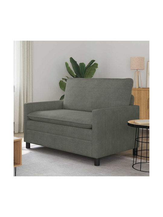 Doppelsitzer Sofa Offenes Grau 126x81x87.5cm