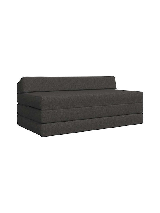 Doppelsitzer Sofa Bett Dunkelgrau 120x60x49cm