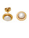 Kontopoulos Earrings Gold 14K With Pearls
