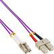 Intos Electronic Optisches Faser Kabel LC-SC 2m