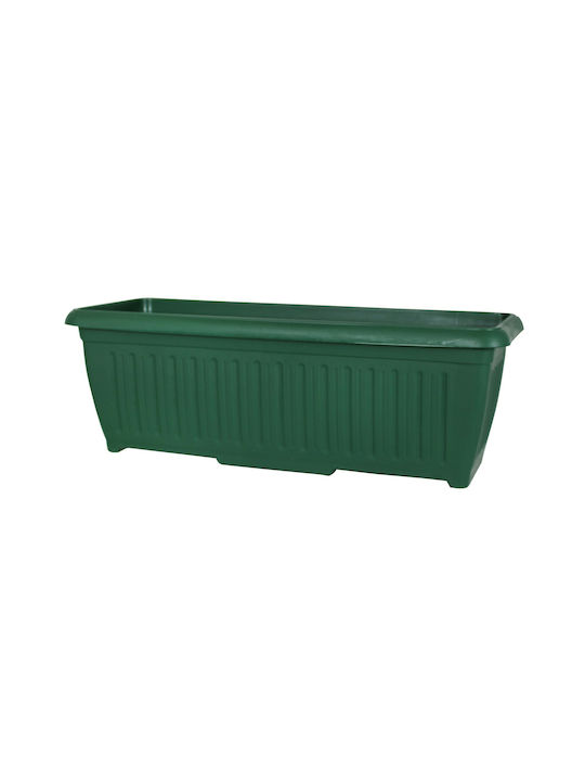 Sic Plast Patmos Plastic Green Planter Box 80x17.5x19.5cm