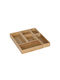 Relaxdays Tăvi Pentru Tacâmuri De Sertar Compoziție Liberă Din Lemn 27x12.5x5cm 5 Bucăți Maro
