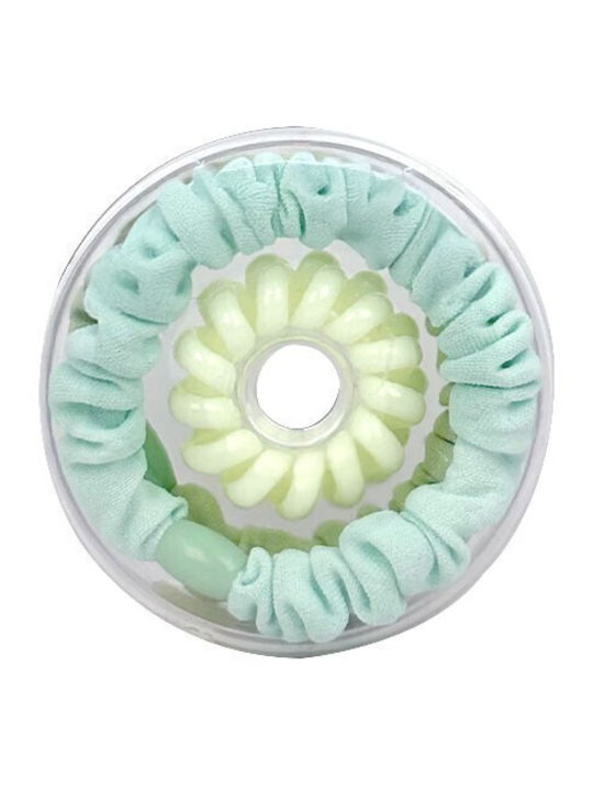 Set Kids Green Hair Ties 4 Pieces