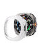 Samsung Galaxy Watch Ultra Ultra 2025 Xdfind Scale Frame Pc Hollow Watch Cover Transparent + White Xdfind