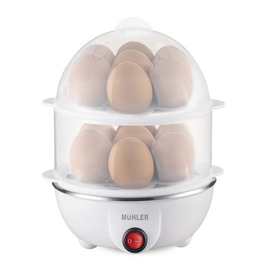 Muhler Egg Cooker 14 Egg Capacity 350W White