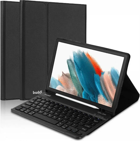 Калъф Samsung Galaxy Tab A11 Plus 11" Buddi Zuna Keyboard Case Поставка За Стилус Bluetooth Клавиатура Черен 8719246559488
