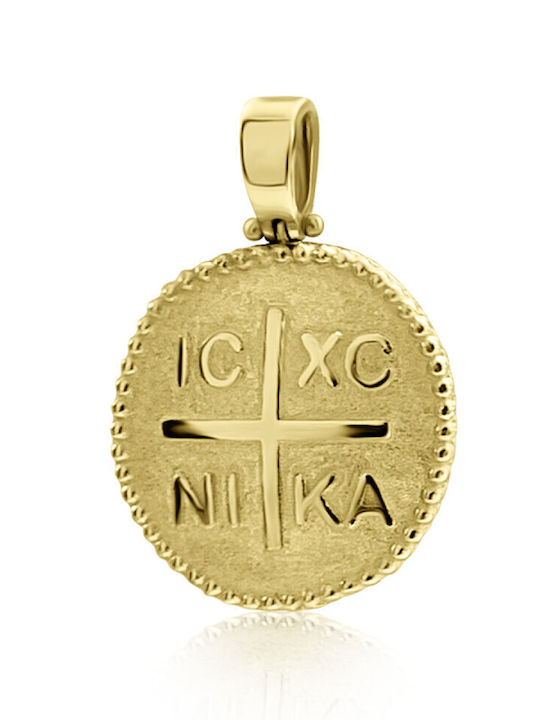 Chrilia Μενταγιόν Κωνσταντινάτο Χρυσό 9K