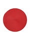 Altom Round Plastic Placemats Red 38cm