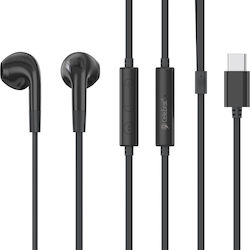 Celebrat G39 Ohrstöpsel Freisprecheinrichtung Kopfhörer mit USB-C Schwarz