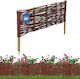 Kotarbau Gardă Viu De Grădină În Culoare Bej 60x20cm