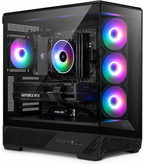 Vengeance Ultra-V5 MSI Edition Гейминг Настолен Компютър (Ryzen 7-8700F/16GB DDR5/512GB SSD/GeForce RTX 5060/Без Операционна Система)