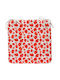 Kaemingk Μαξιλάρι Καρέκλας Κήπου με Πλάτη Red/white 40x40εκ.