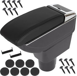 Dacia Duster I 10-17 Armrest Storage Black Eco-leather + Installation Kit Dacia Duster I 10-17 Armrest Storage Black Eco-leather + Installation Kit