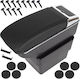 Skoda Octavia Iii 13-20 Armrest Storage Black Eco-leather + Installation Kit