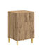 Nachttisch Holz Braun 43x39.5x66.5cm