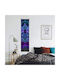 FRIPIA Hanging Wall Decor Blue Fabric 130x32.5cm