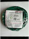 Plastrol Extension Cord Single Socket 1x2p 20m Green