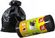 Sarantis Sacuri De Gunoi Capacitate 20lt Cu Mânere 55x44cm 40 Bucăți Negre