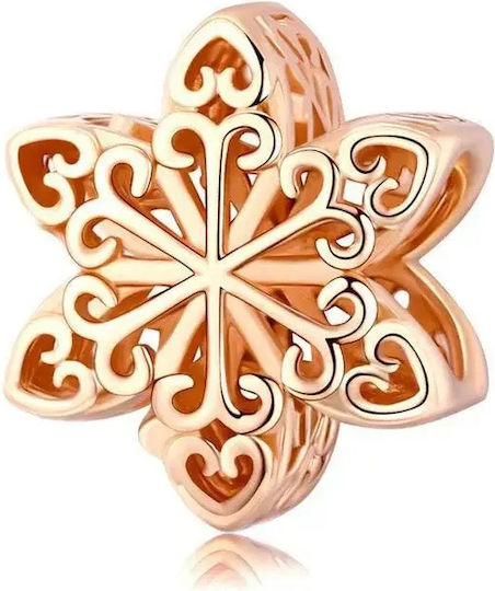 Ασημενιο Charm 925 Silver Star Rose Gold