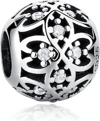 Silver Charm 925 Silver Oval Drop