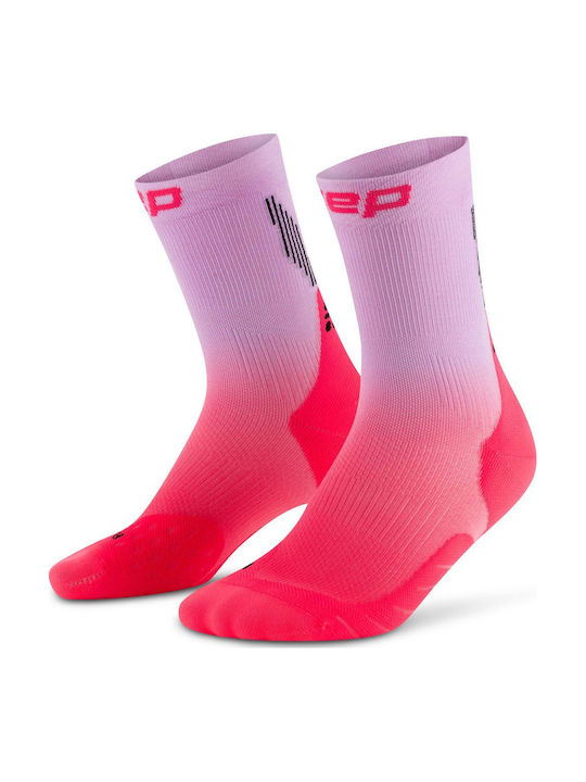 CEP Running Socks Pink 1 Pair
