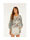 Women's Cotton Long Sleeve Multicolour Blouse