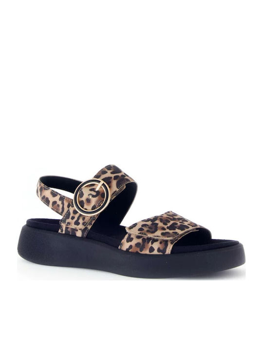 Leather Women's Anatomic Black Sandals
