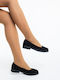 Damen Ballerinas aus Leder in Schwarz