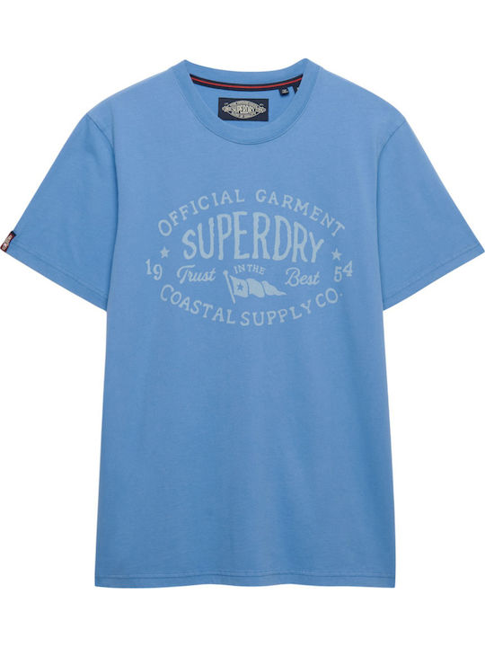 Superdry M D4 Ovin Тениска Синя