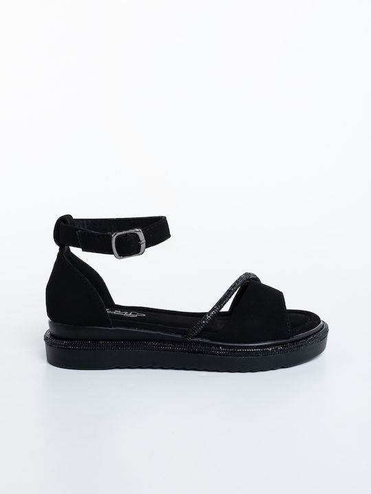 Sandale Tip Pantof Negre