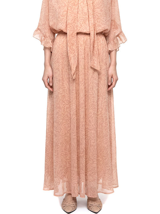 MY T Hoch Taille Maxi Damenrock Beige MY T Hoch Taille Maxi Damenrock Beige