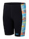 Speedo Digital Panel Kids Swimwear Jammer Black/Picton Blue/Punch Blue