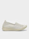 Anatomische Damen Slip-Ons Leder Weiße