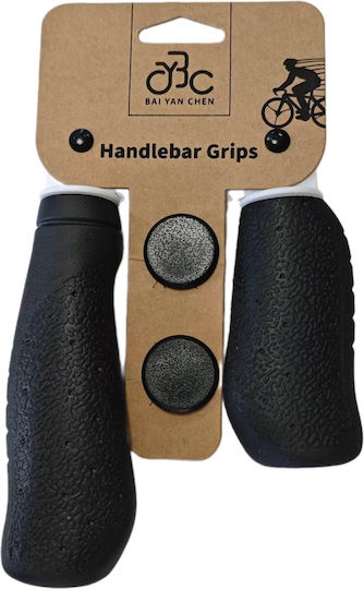 Elmo Anatomic City 93mm+130mm Grip Shift Black Bicycle Handlebar Grips